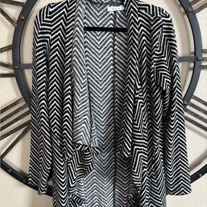 Black and White Women's Cardigan